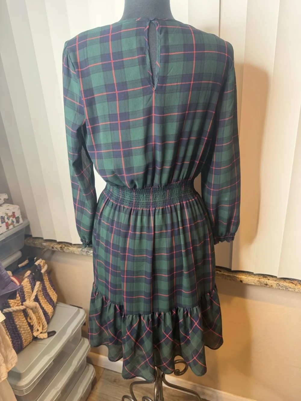 J. Crew lightweight plaid